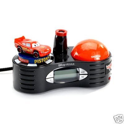 Disney Pixar Cars Projection Alarm Clock