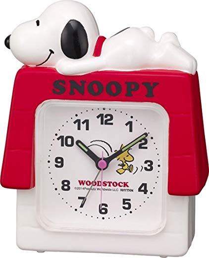 Rhythm Watch 4SE551MS03 Alarm clock Snoopy House R551