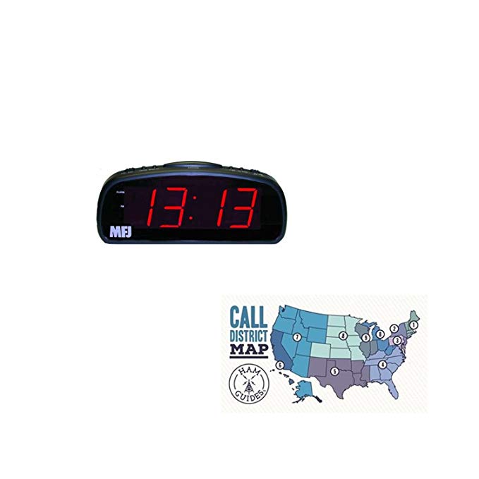 MFJ-113 Clock, 12/24-hour, LED