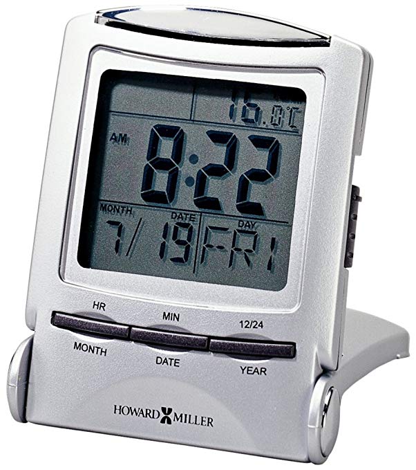 MIL645358 - Howard Miller Travel Alarm Clock