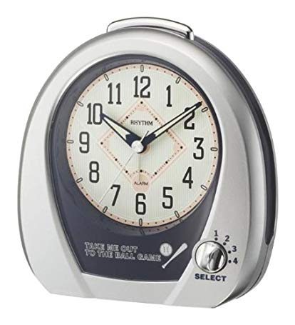 Rhythm USA Baseball Alarm Clock