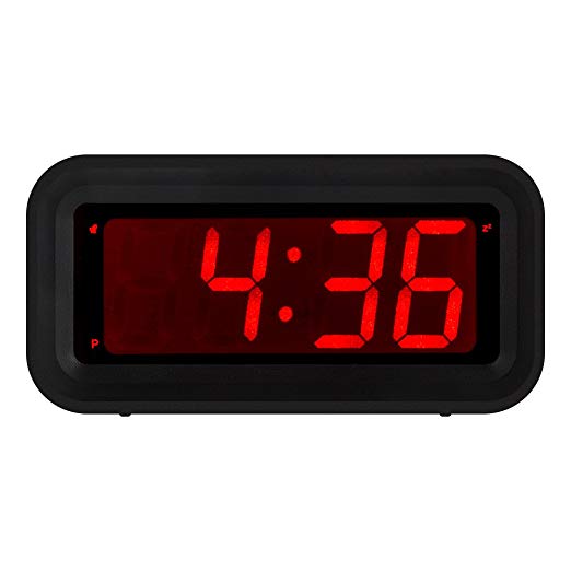 Kwanwa Digital LED Alarm Clock Battery Powered 1.2