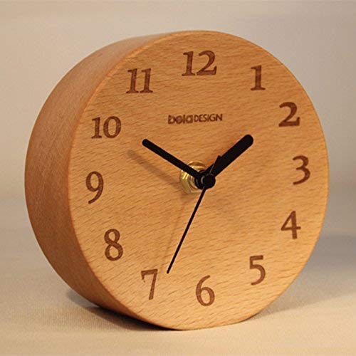 Beladesign Clock for Home Decor, Crafts Wood Clock, High Quality Clock, Home Decor (Square)