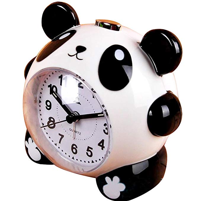 George Jimmy Lovely Alarm Clock Wake Up Alarm Clocks With Night-light - Panda