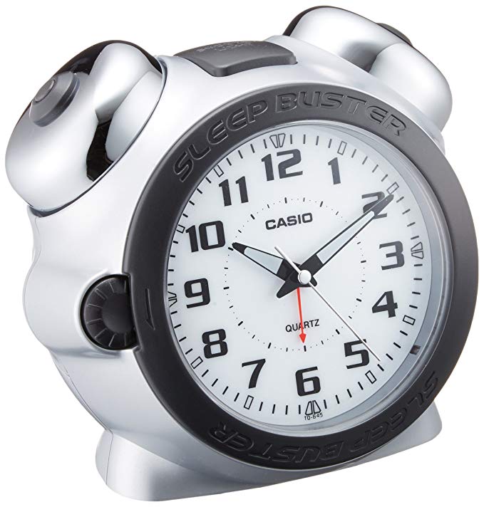 CASIO Analog Alarm Clock TQ-645-8JF (Japan Import)