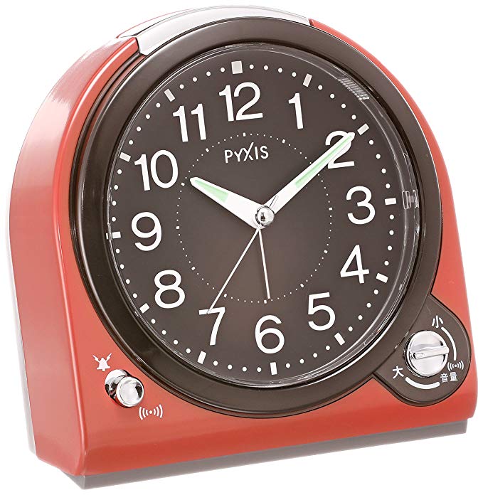 SEIKO CLOCK ( Seiko clock ) colorful analog quartz alarm clock ( red ) NQ705R NQ705R